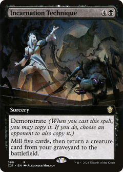 Incarnation Technique (Extended Art) [Commander 2021]-1