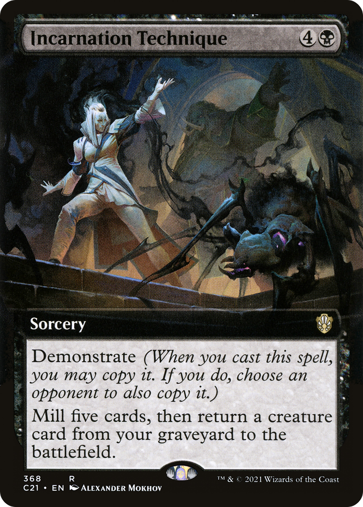 Incarnation Technique (Extended Art) [Commander 2021]-1