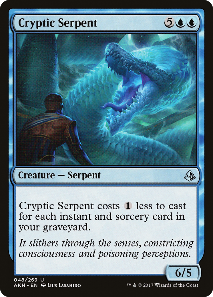 Cryptic Serpent [Amonkhet]-1