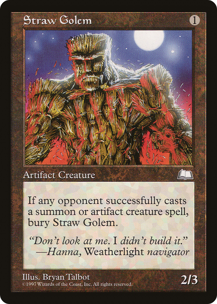 Straw Golem [Weatherlight]-1