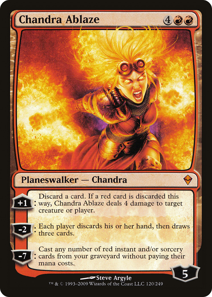 Chandra Ablaze [Zendikar]-1