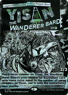 Yisan, the Wanderer Bard (SLD-1196) - Secret Lair Drop (Borderless) Foil-1