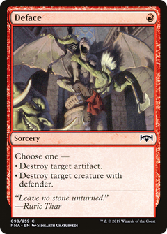 Deface [Ravnica Allegiance]-1