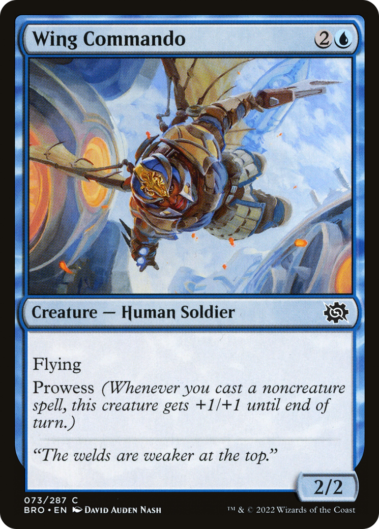 Wing Commando (BRO-073) - The Brothers' War Foil-1