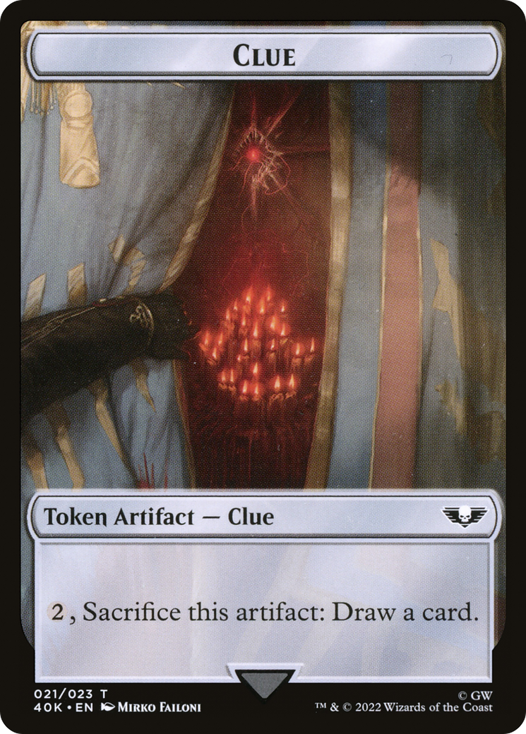 Clue (T40K-021) - Warhammer 40,000 Tokens-1