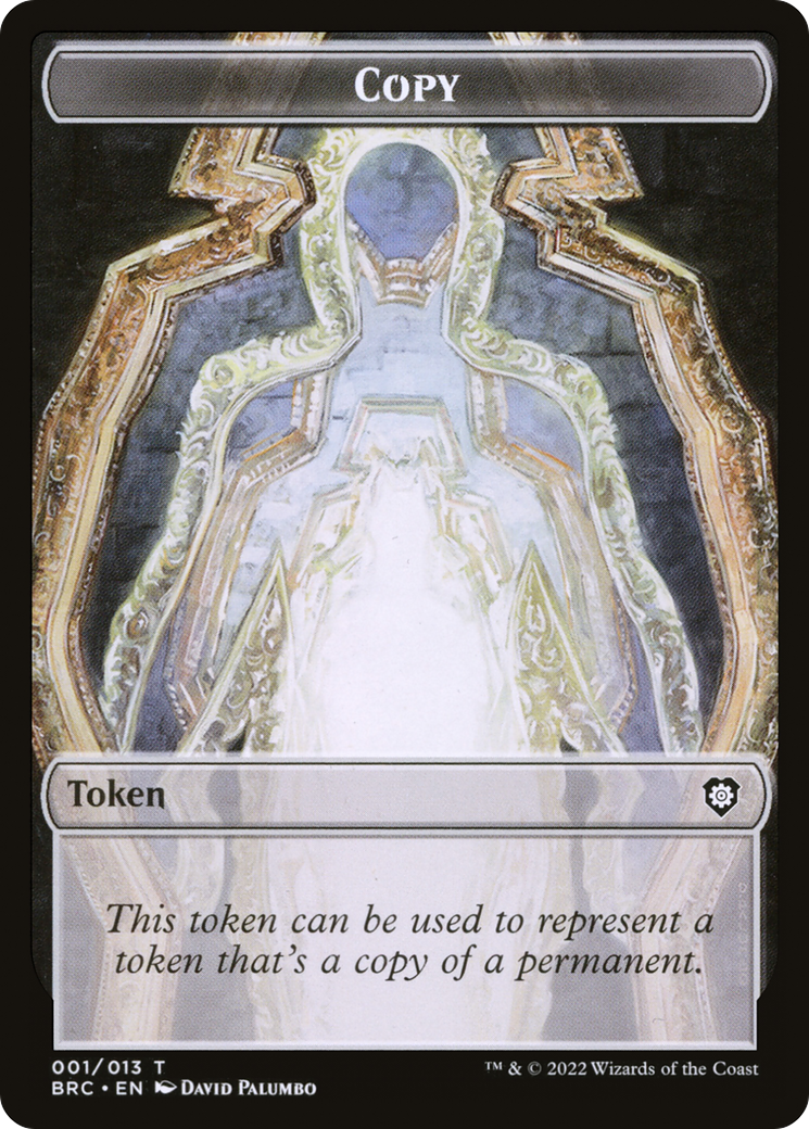 Copy (TBRC-001) - The Brothers' War Commander Tokens Foil-1