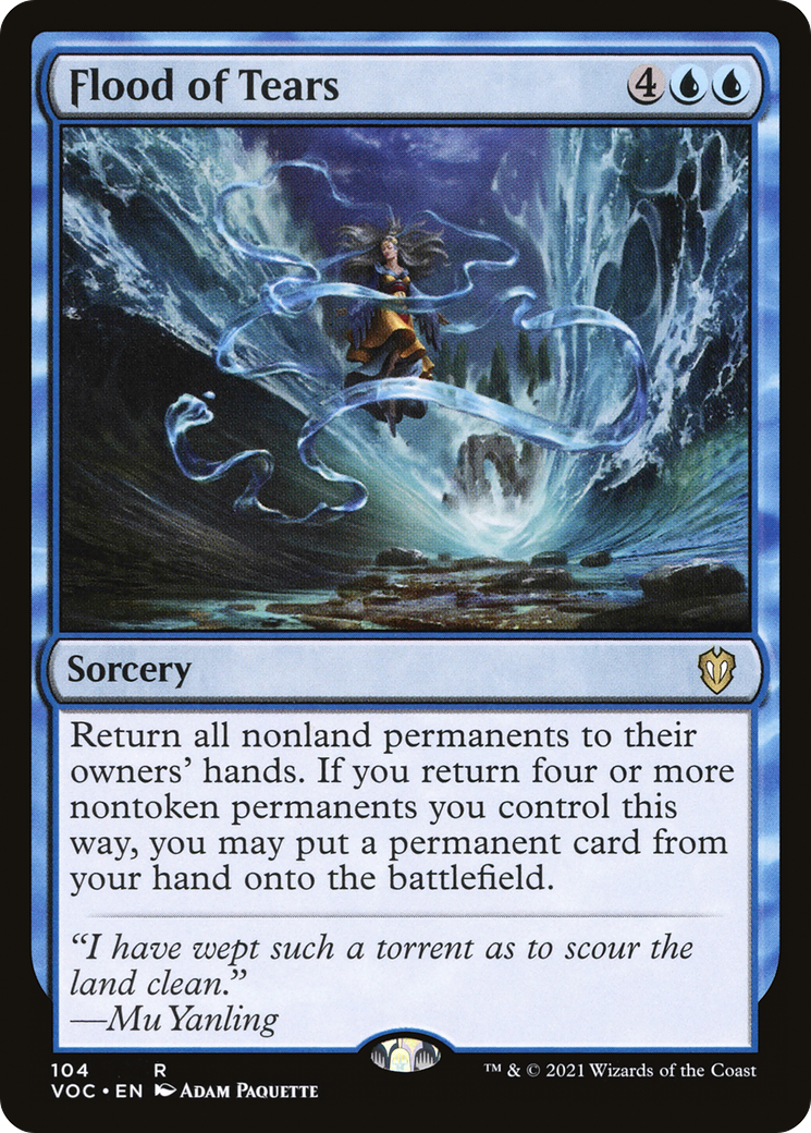 Flood of Tears [Innistrad: Crimson Vow Commander]-1