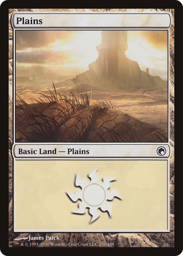 Plains (231) [Scars of Mirrodin]-1