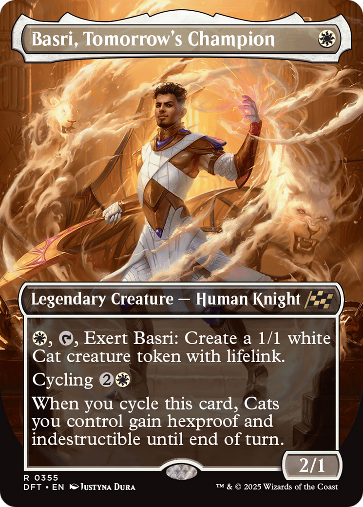 Basri, Tomorrow's Champion (Borderless) [Aetherdrift]-1