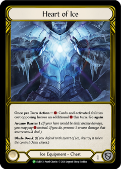 Heart of Ice (Golden) [FAB053] (Promo)  Cold Foil-1
