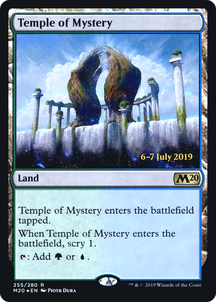 Temple of Mystery [Core Set 2020 Prerelease Promos]-1