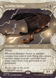 Jackdaw Savior (Showcase) [Bloomburrow]-1