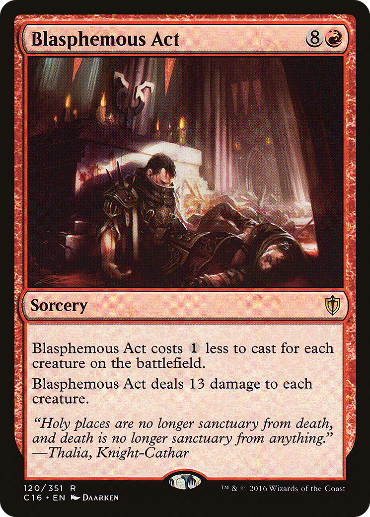 Blasphemous Act [Commander 2016]-1