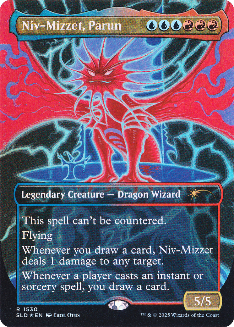 Niv-Mizzet, Parun (Rainbow Foil) [Secret Lair Drop Series]-1