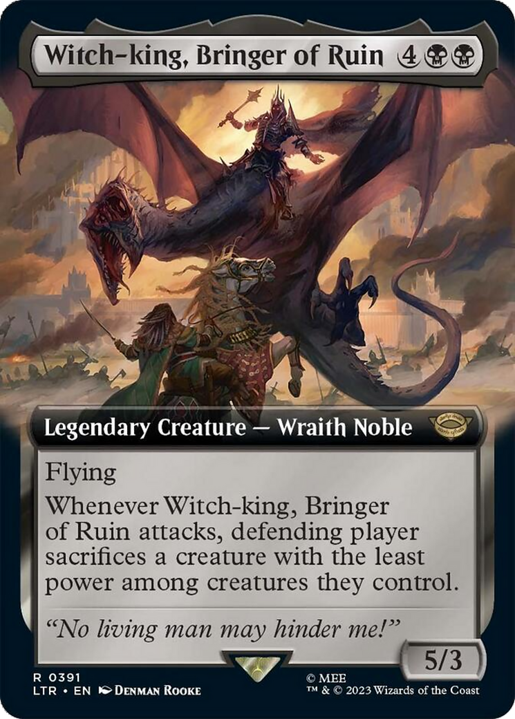 Witch-king, Bringer of Ruin (Extended Alternate Art) [The Lord of the Rings: Tales of Middle-Earth]-1