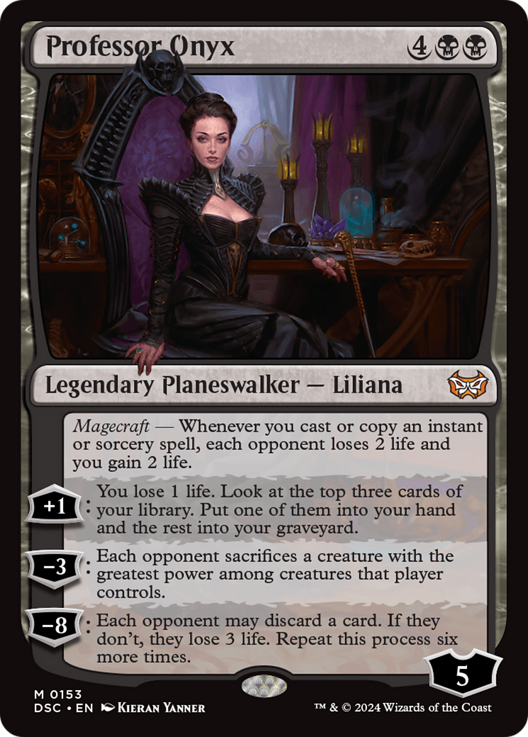 Professor Onyx [Duskmourn: House of Horror Commander]-1
