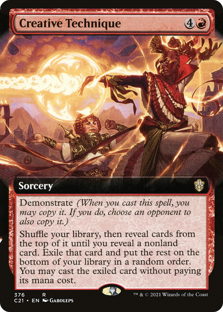 Creative Technique (Extended Art) [Commander 2021]-1