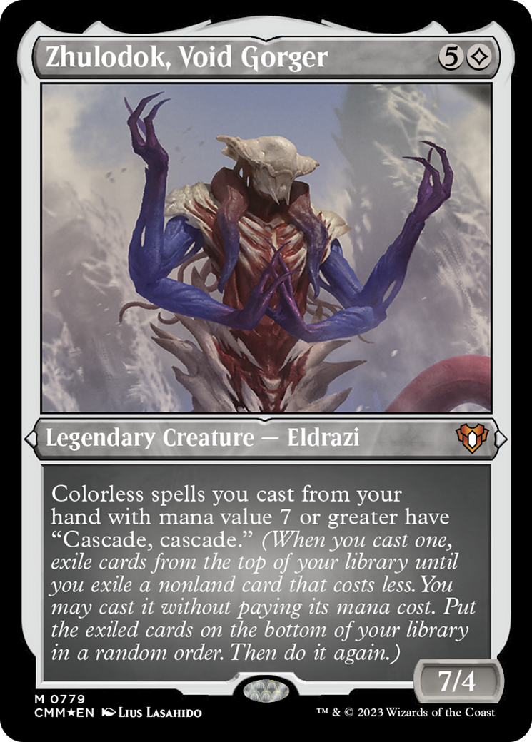 Zhulodok, Void Gorger (CMM-779) - Commander Masters Etched Foil-1