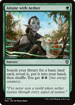 Attune with Aether [Aetherdrift Commander]-1