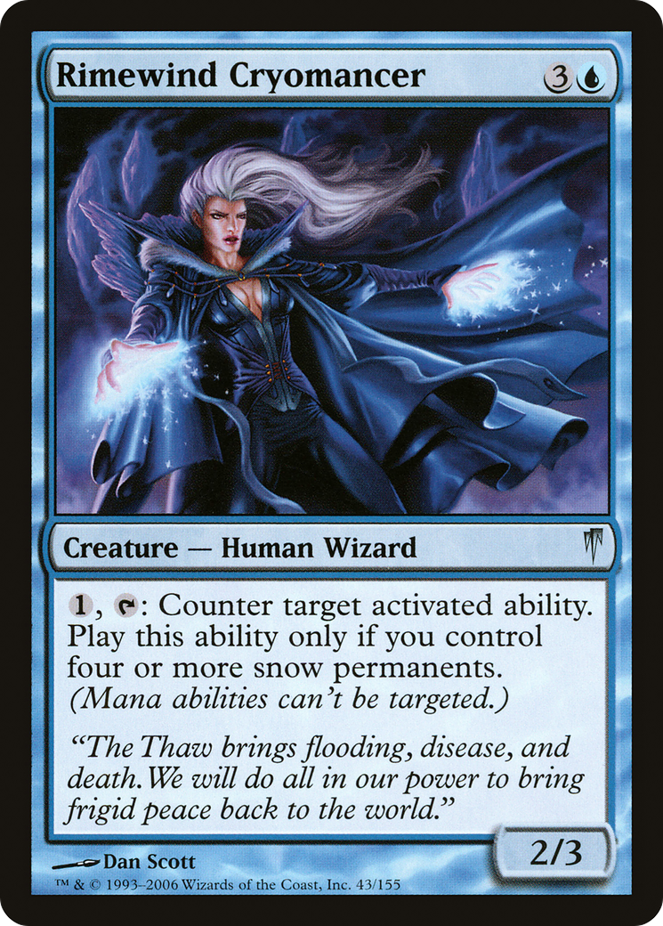 Rimewind Cryomancer [Coldsnap]-1