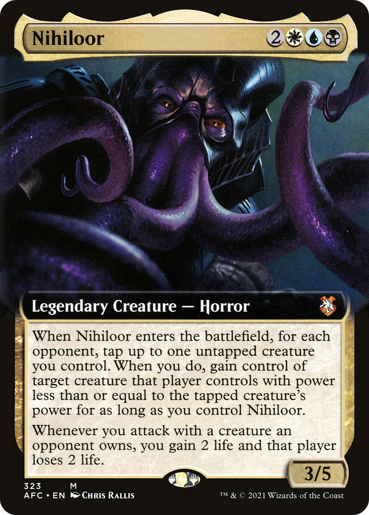 Nihiloor (Extended Art) [Dungeons & Dragons: Adventures in the Forgotten Realms Commander]-1