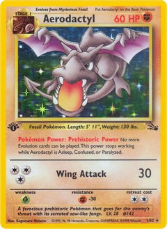 Aerodactyl (1/62) [Fossil 1st Edition]-1