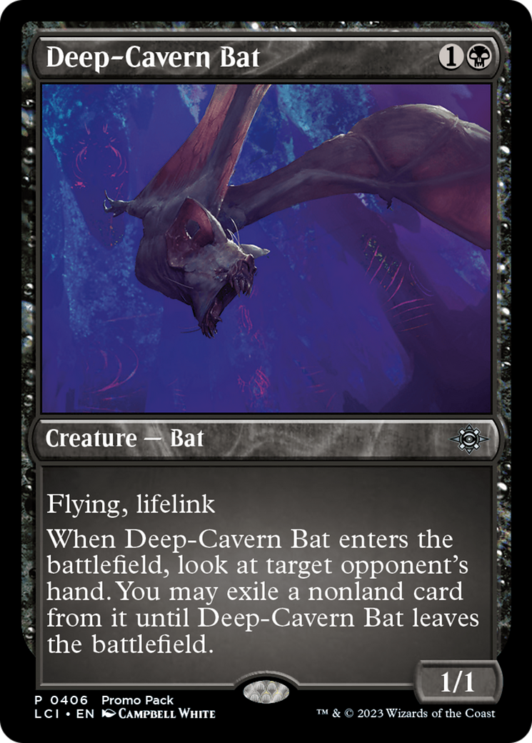 Deep-Cavern Bat [The Lost Caverns of Ixalan Promos]-1