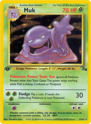 Muk (13/62) [Fossil 1st Edition]-1