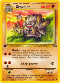 Graveler (37/62) [Fossil 1st Edition]-1