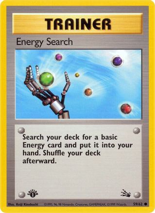 Energy Search (59/62) [Fossil 1st Edition]-1
