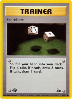 Gambler (60/62) [Fossil 1st Edition]-1