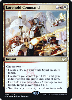 Lorehold Command [Strixhaven: School of Mages Prerelease Promos]-1