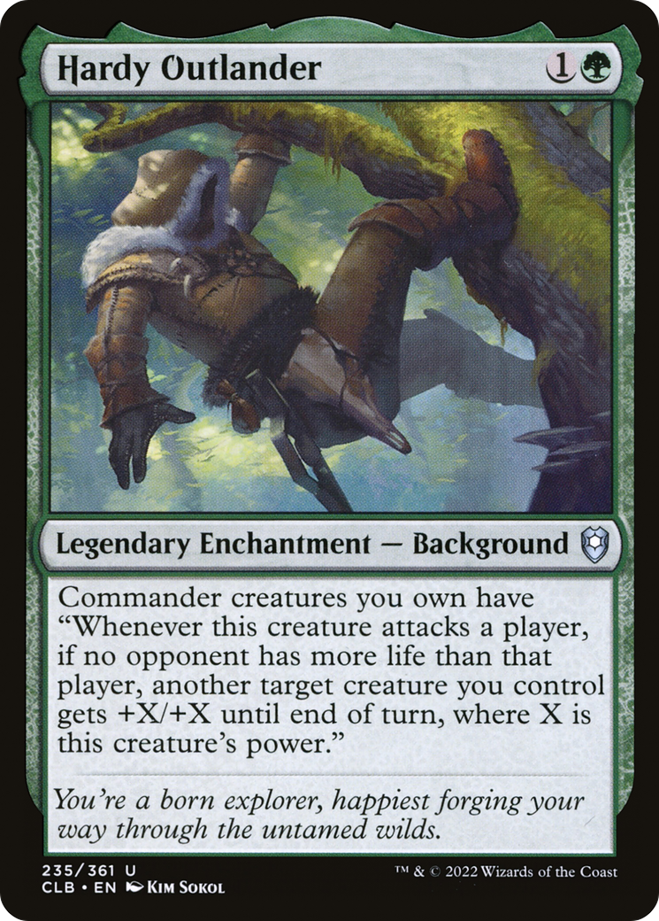 Hardy Outlander [Commander Legends: Battle for Baldur's Gate]-1