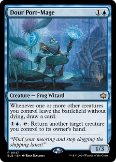 Dour Port-Mage (Promo Pack) [Bloomburrow Promos]-1
