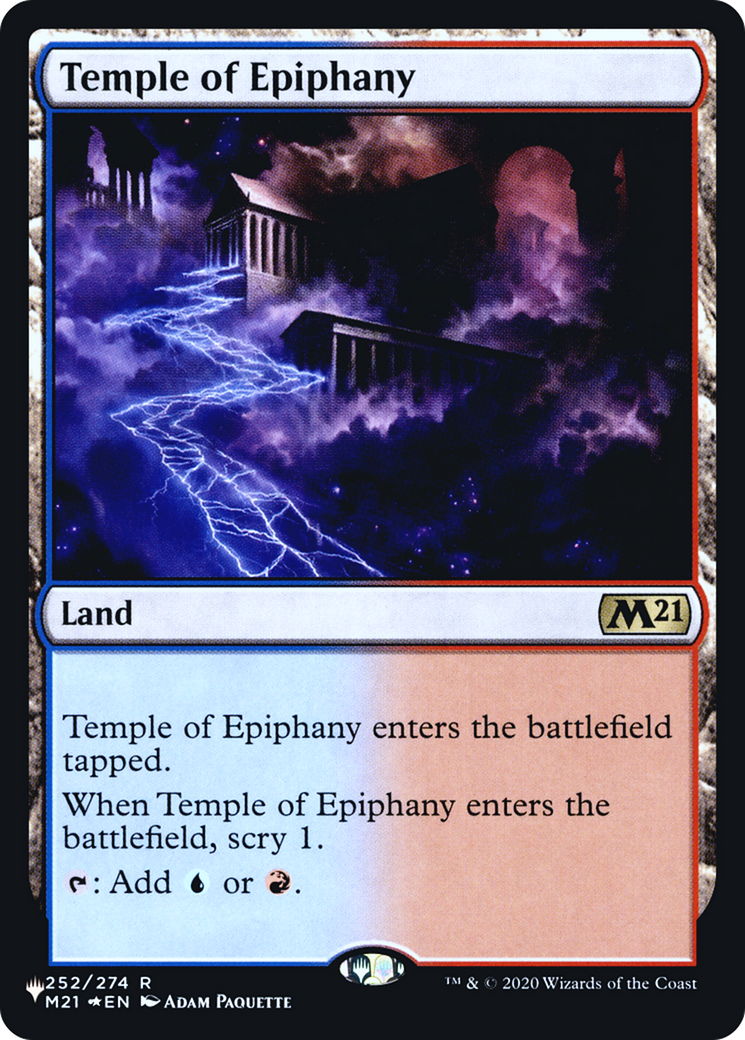 Temple of Epiphany [Secret Lair: Heads I Win, Tails You Lose]-1