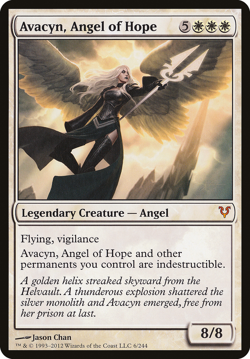 Avacyn, Angel of Hope (Oversized) [Open the Helvault]-1