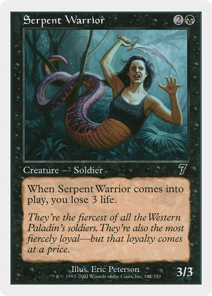 Serpent Warrior [Seventh Edition]-1