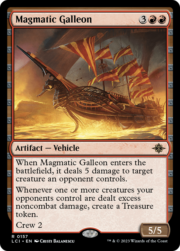 Magmatic Galleon [The Lost Caverns of Ixalan]-1