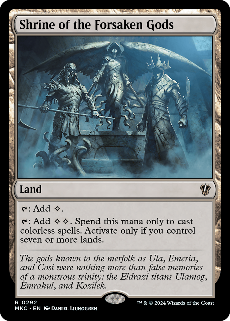 Shrine of the Forsaken Gods [Murders at Karlov Manor Commander]-1