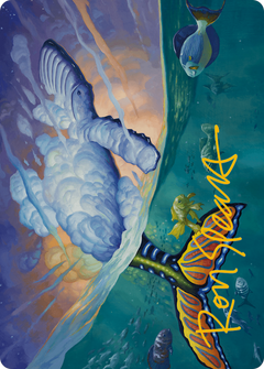 Dreamtide Whale // Dreamtide Whale (AMH3-002) - Modern Horizons 3 Art Series (Borderless) Foil-1