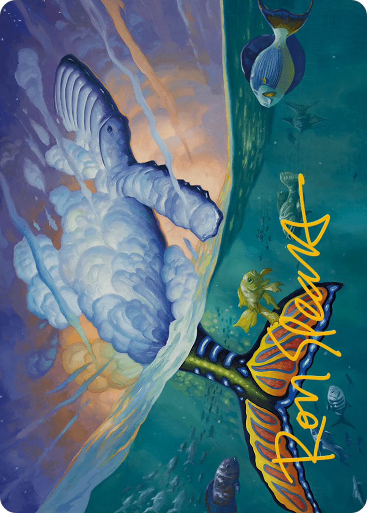 Dreamtide Whale // Dreamtide Whale (AMH3-002) - Modern Horizons 3 Art Series (Borderless)-3