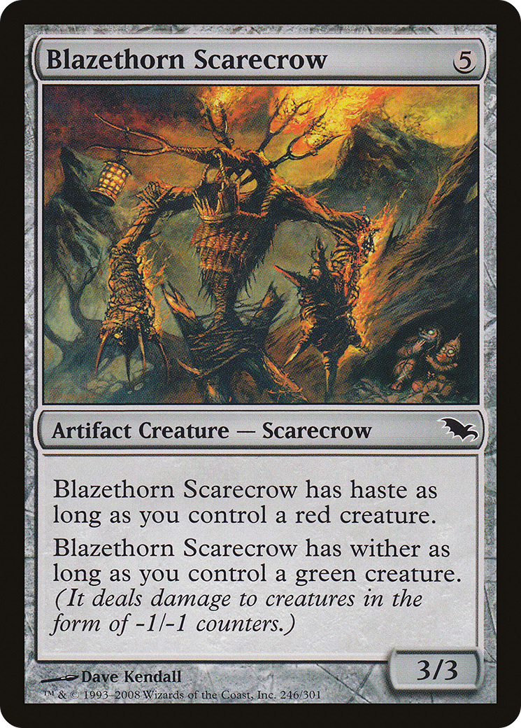 Blazethorn Scarecrow [Shadowmoor]-1