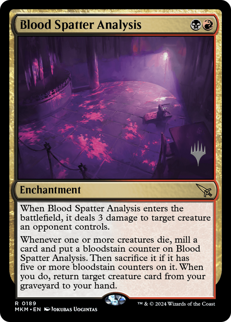 Blood Spatter Analysis (Promo Pack) [Murders at Karlov Manor Promos]-1