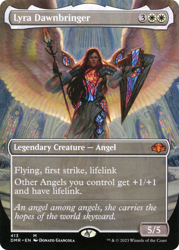 Lyra Dawnbringer (Borderless Alternate Art) [Dominaria Remastered]-1