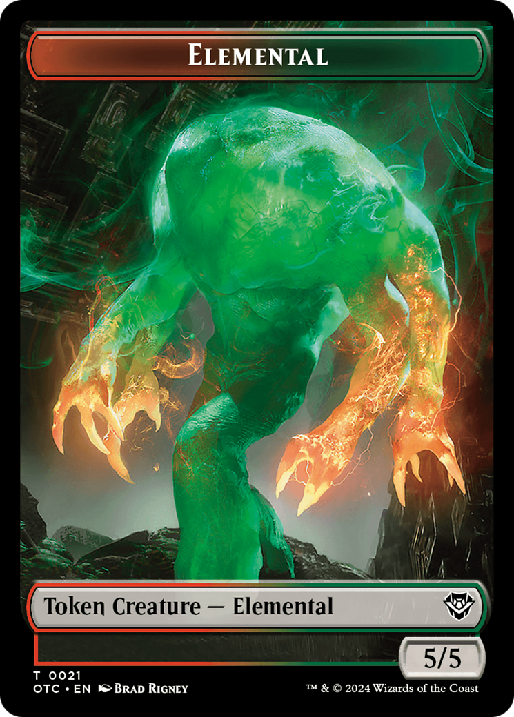 Elemental (TOTC-021) - Outlaws of Thunder Junction Commander Tokens-1