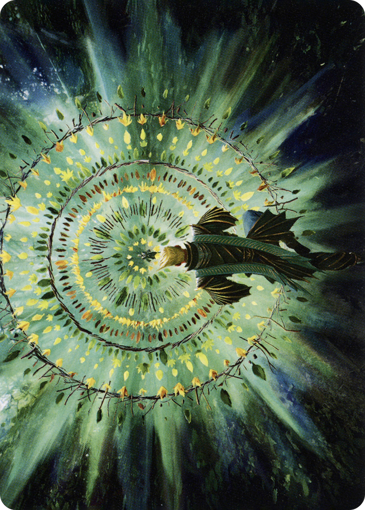 Verdant Mastery Art Card (ASSTX-019) - Strixhaven Art Series (Borderless)-1