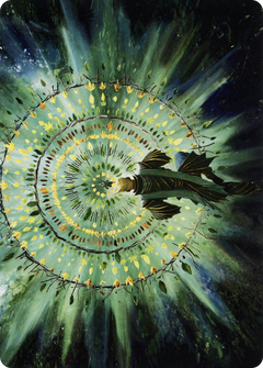 Verdant Mastery // Verdant Mastery (ASSTX-019) - Strixhaven Art Series (Borderless) Foil-3