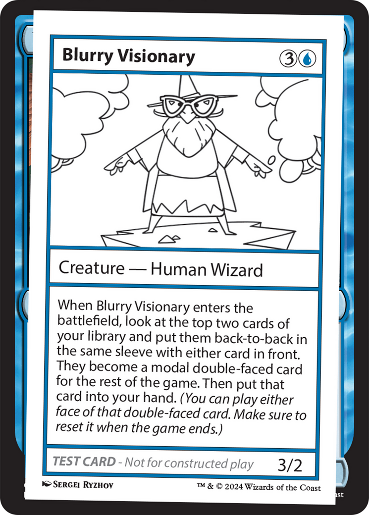 Blurry Visionary [Mystery Booster 2 Playtest Cards]-1