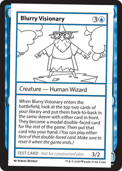 Blurry Visionary [Mystery Booster 2 Playtest Cards]-1