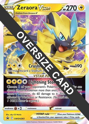 Zeraora VSTAR (SWSH265) (Jumbo Card) [Sword & Shield: Black Star Promos]-1